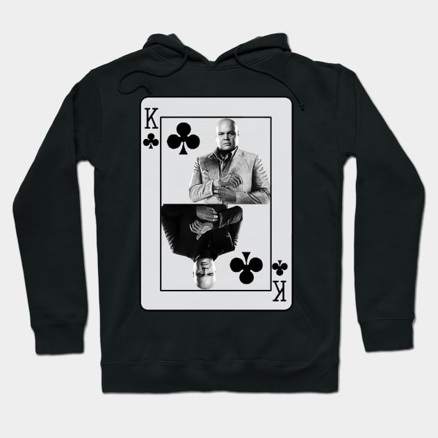 KING OF CLUBS PLAYING CARD "THE KINGPIN" Vincent D'Onofrio Hoodie by TSOL Games